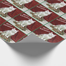 Bianca's Maine Coon kerstkat-wappapier Cadeaupapier