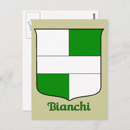 Bianchi Historical Shield Briefkaart (Voorkant / Achterkant)