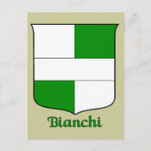 Bianchi Historical Shield Briefkaart (Voorkant)
