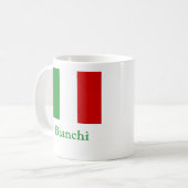 Bianchi Italiaanse vlag Koffiemok (Voorkant links)
