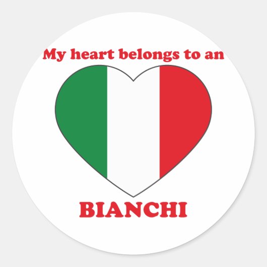 Bianchi Ronde Sticker (Voorkant)
