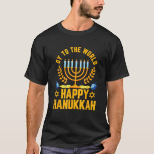 Bianco Brands Hanukka Cadeaus Grappig Gelukkig Han T-shirt