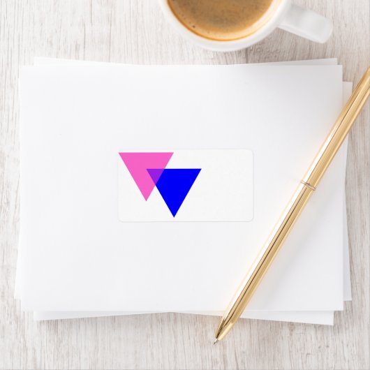 Biangles Biseksuele Pride Etiket (Insitu)