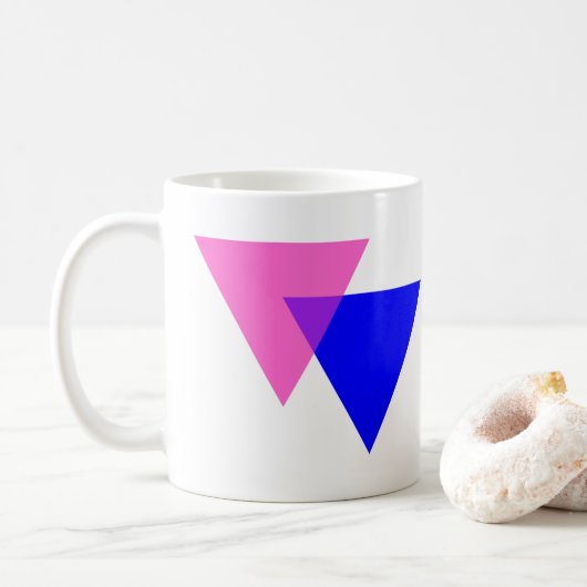 Biangles Biseksuele Pride Koffiemok (Met donut)