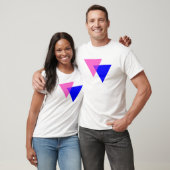 Biangles Biseksuele Pride T-shirt (Unisex)