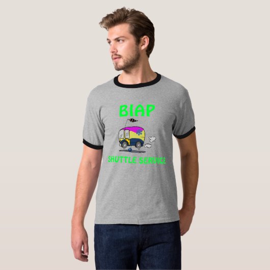 BIAP SHUTTLE SERVICE T-SHIRT (Voorkant volledig)