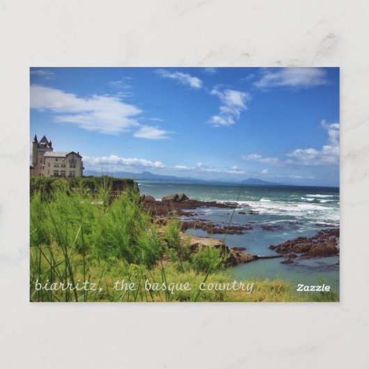 Biarritz, Baskenland Briefkaart (Achterkant)