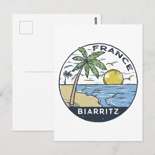Biarritz France  Briefkaart (Voorkant / Achterkant)