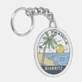 Biarritz France  Sleutelhanger (Voorkant Links)