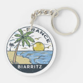 Biarritz France  Sleutelhanger (Achterkant)