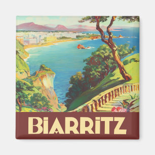 Biarritz France vintage Magneet