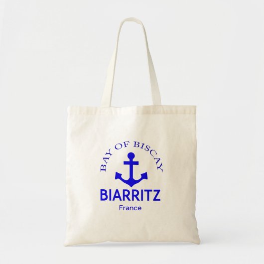 Biarritz Frankrijk Canvas tas (Voorkant)
