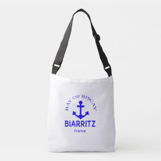 Biarritz Frankrijk Coastal Chic Canvas tas