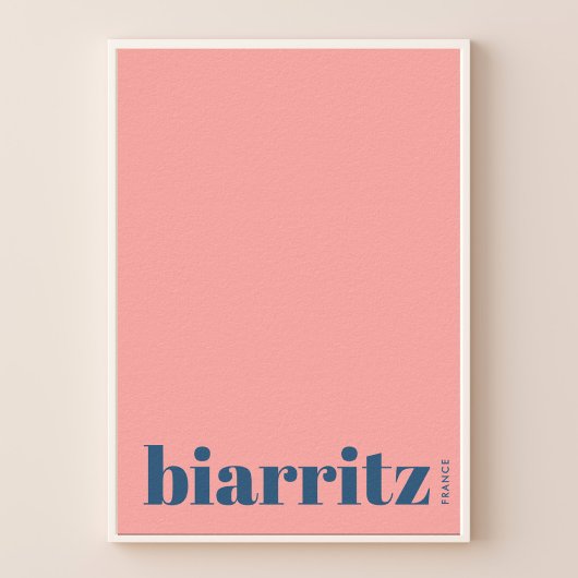 Biarritz Frankrijk moderne stad Poster