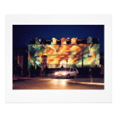 Biarritz Holiday Lighting Foto Afdruk (Voorkant)