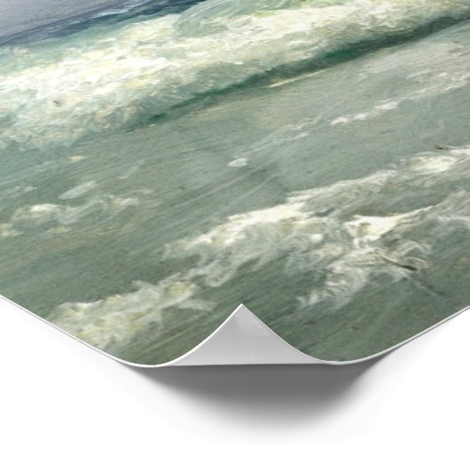 Biarritz, Ivan Konstantinovich Aivazovsky Poster (Hoek)