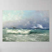 Biarritz, Ivan Konstantinovich Aivazovsky Poster (Voorkant)