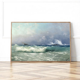 Biarritz, Ivan Konstantinovich Aivazovsky Poster