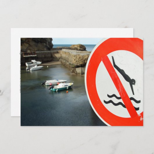 Biarritz-kaart (Voorkant / Achterkant)