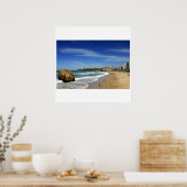 biarritz la grande plage poster (Keuken)