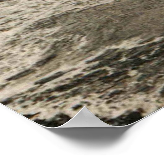 Biarritz Pont et Rocher Poster (Hoek)