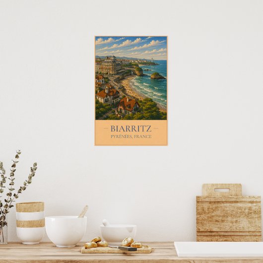 Biarritz Poster (Keuken)
