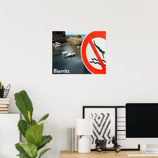 Biarritz Poster (Thuiskantoor)