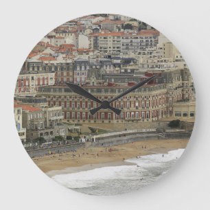 Biarritz strand, Belle Époque architectuur. Grote Klok