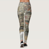 Biarritz strand, Belle Époque architectuur. Leggings (Achterkant)