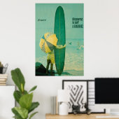 Biarritz Surfen Poster | SURF | Surfer (Thuiskantoor)