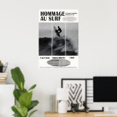 Biarritz Surfing Exhibition Poster 1989 Surf (Thuiskantoor)
