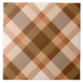 Bias Play, Brown, Beige en Copper, middeleeuwen Tegeltje (Voorkant)