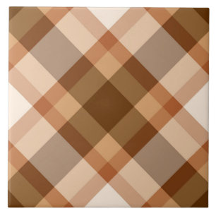 Bias Play, Brown, Beige en Copper, middeleeuwen Tegeltje