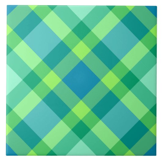 Bias Play, Jade Green en Turquoise Tegeltje (Voorkant)