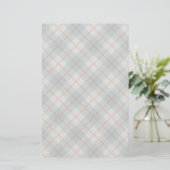 Bias Pset Blue-Red Stripe Briefpapier (Staand voorkant)