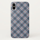 Bias Pset Blue-Red Stripe Case-Mate iPhone Case (Achterkant)