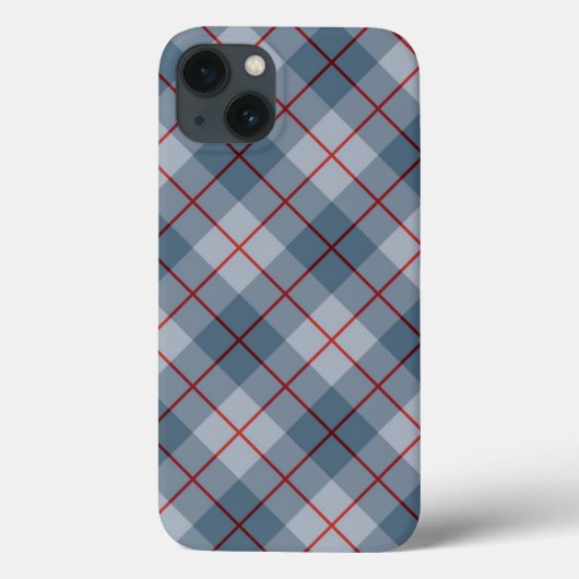 Bias Pset Blue-Red Stripe Case-Mate iPhone Case (Achterkant)