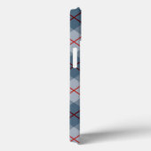 Bias Pset Blue-Red Stripe Case-Mate iPhone Case (Achterkant / Rechts)