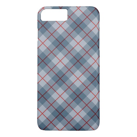 Bias Pset Blue-Red Stripe Case-Mate iPhone Case (Achterkant)