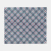 Bias Pset Blue-Red Stripe Fleece Deken (Voorkant (Horizontaal))