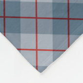 Bias Pset Blue-Red Stripe Fleece Deken (Hoek)