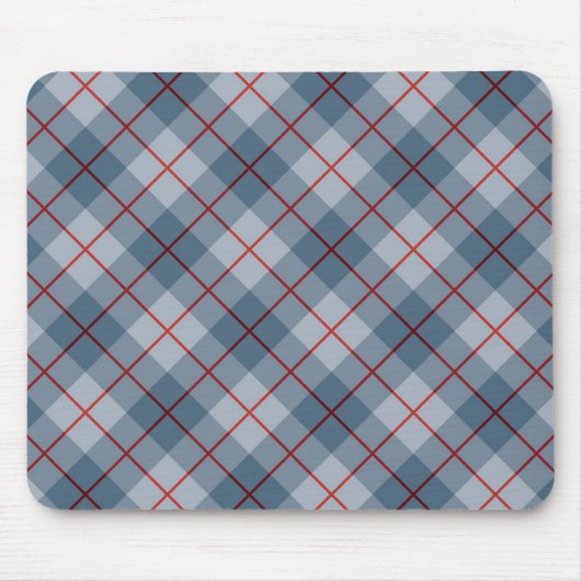 Bias Pset Blue-Red Stripe Muismat (Voorkant)