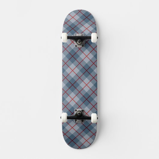 Bias Pset Blue-Red Stripe Skateboard (Voorkant)
