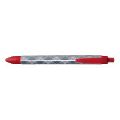 Bias Pset Blue-Red Stripe Zwarte Inkt Pen (Achterkant)