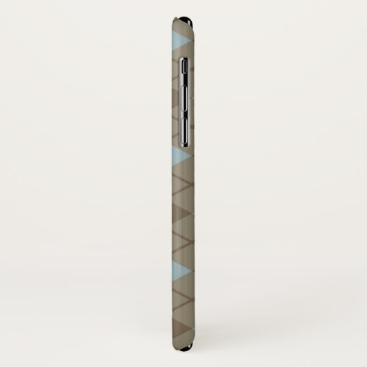 Bias Pset in Blue en Brown Case-Mate iPhone Case (Achterkant/links)