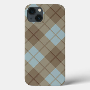 Bias Pset in Blue en Brown iPhone 13 Hoesje