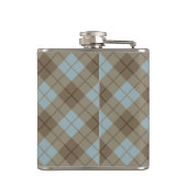 Bias Pset in Blue en Brown Heupfles (Achterkant)