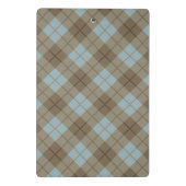 Bias Pset in Blue en Brown Mini Klembord (Achterkant)