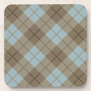 Bias Pset in Blue en Brown Onderzetter