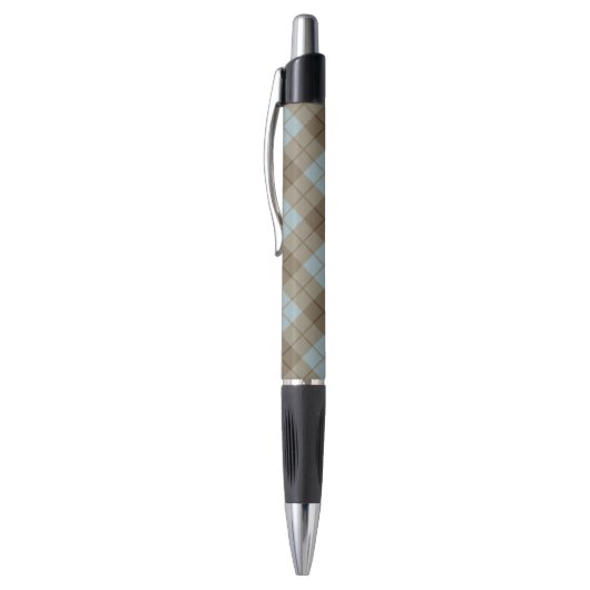 Bias Pset in Blue en Brown Pen (Top (Verticaal))